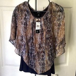 Snakeskin Pattern Blouse